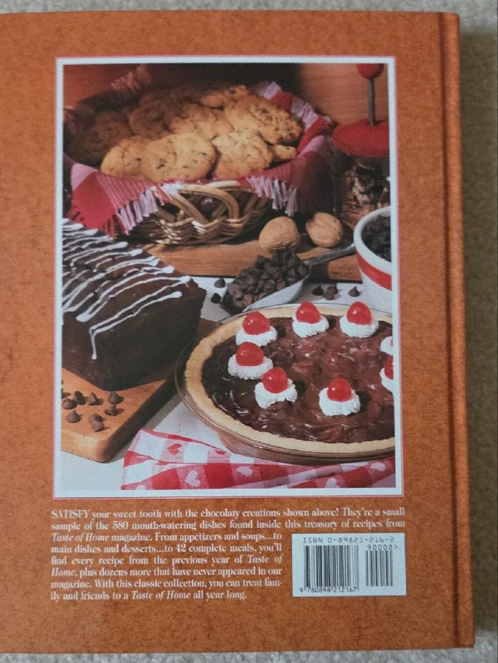 Taste of Home Annual Recipes 1998 Cookbook - Hardback